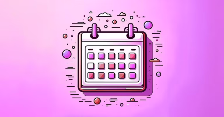 ilustratie cu un calendar editorial